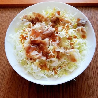 ヘルシーレシピ★キャベツと豚肉のサラダ